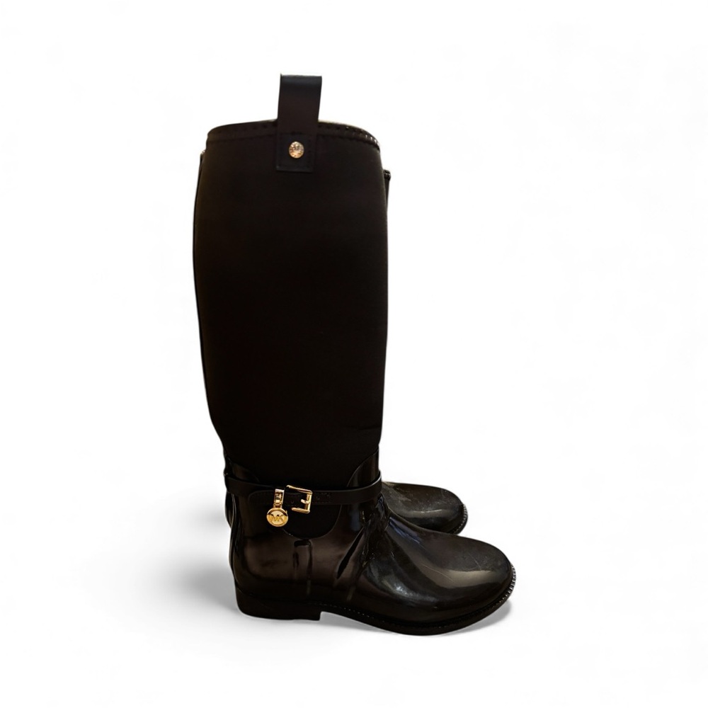 MICHAEL Michael Kors Sleek Brown Rain Boots